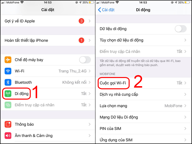 Cách bật tính năng WiFi Calling trên iPhone